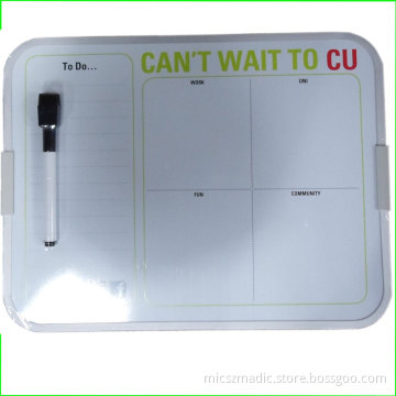 White Board, Writing Board with Silk Printing (031501)